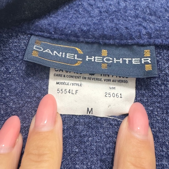 Vintage Daniel Hechter Cozy Purple Button Down - Picture 2 of 2